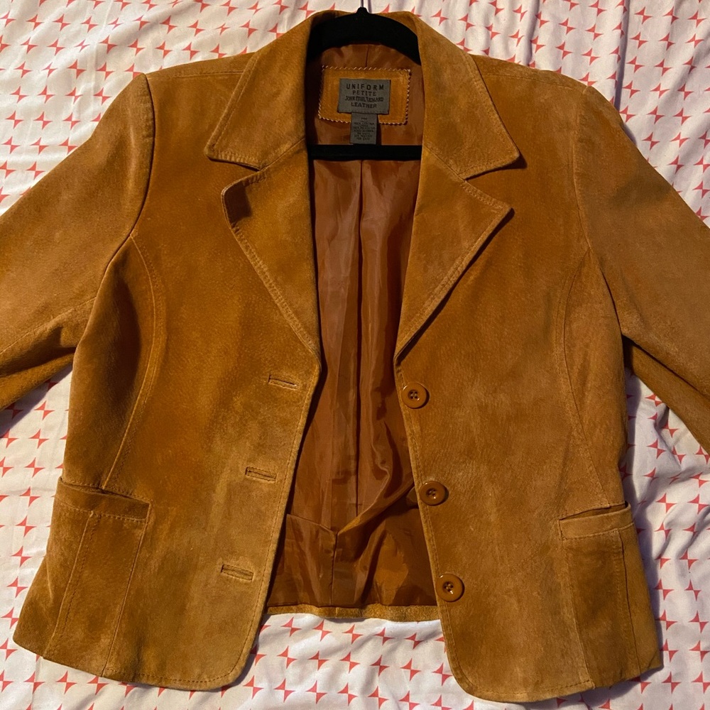 John Paul Richard Uniform Petite leather jacket